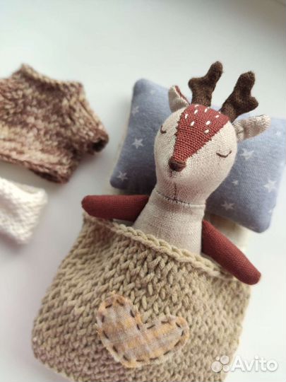 Набор игрушек оленёнок(бронь)