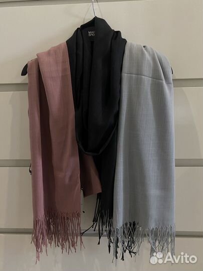 Палантин шарф платок бамбук хлопок