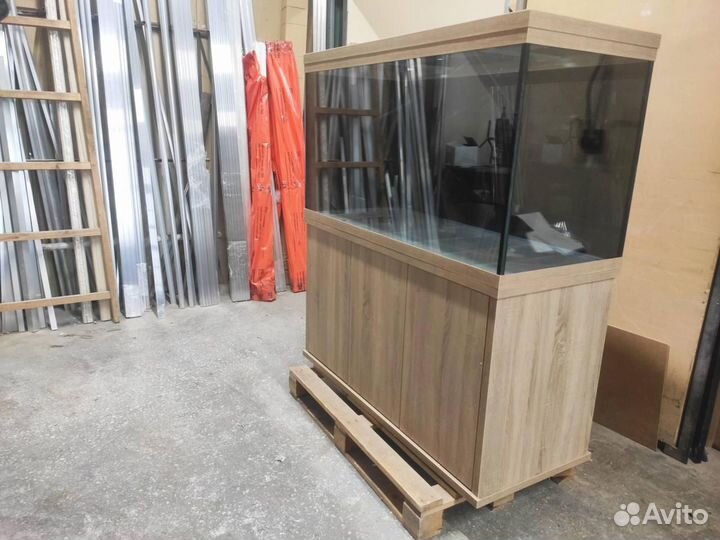 Аквариум из оптивайт 15 мм в отделке пластик абс