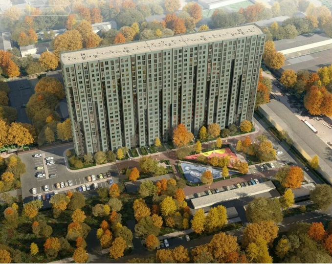 2-к. квартира, 51,5 м², 4/23 эт.