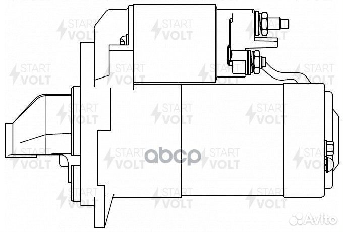 Стартер nissan X-trail 07- 2.0DCI 2.2 кВт lst14