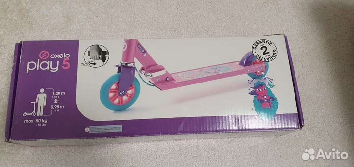 Самокат Axelo для девочки в идеальном состоянии