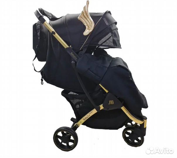 Прогулочная коляска Babalo 2023 Ангел Золотая Рама