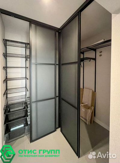 Стеклянные перегородки