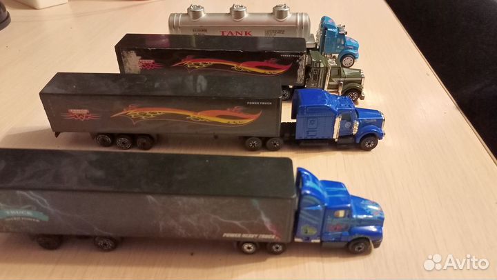 Грузовые машинки с прицепами