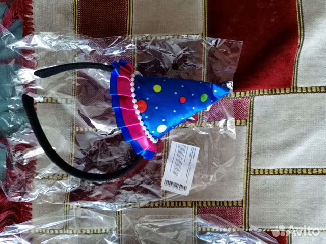 Карнавальный колпачок ободок