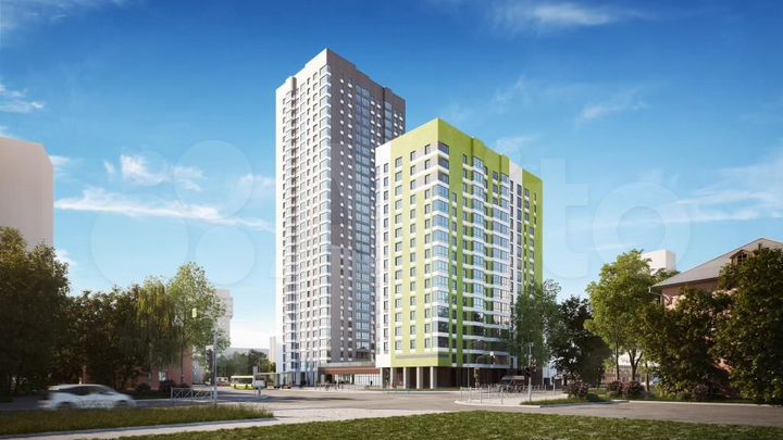 2-к. квартира, 64,4 м², 26/30 эт.