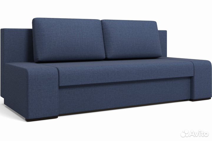 Диван еврокнижка синий