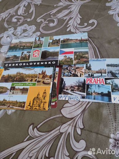 Старые открытки СССР и Чехословакии