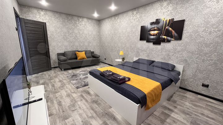 1-к. квартира, 37 м², 2 кровати