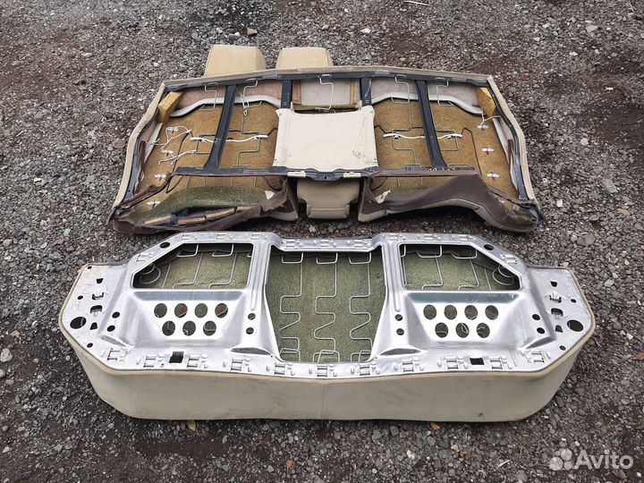 Бежевый диван w124 975 (Велюр бежевые сливки)