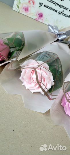 Мыльные букеты, розы, цветы из мыла, 8 марта