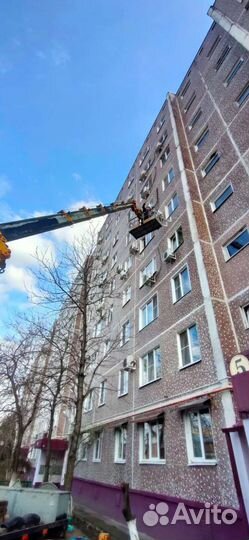 Установка сплит систем алмазной коронкой