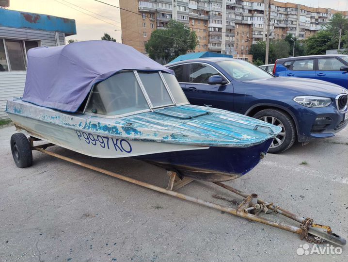 Казанка с мотором Suzuki 50 + трейлер