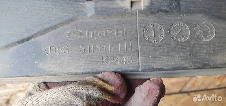 Накладка порога наружняя Mazda CX 5 2012-2017