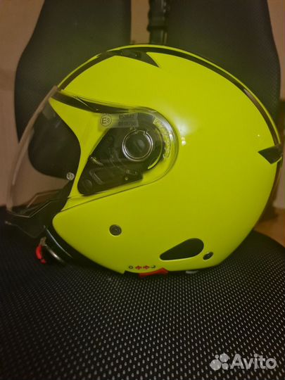 Мотошлем Airoh City One Flash Yellow, XL