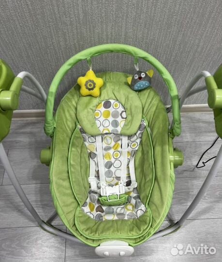 Детские электронные качели для новорожденных