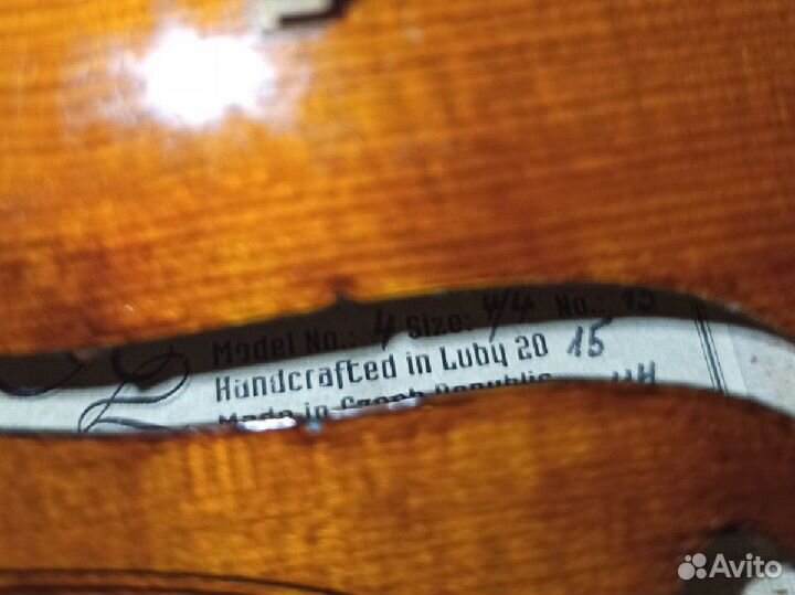 Чешская мастеровая скрипка 4/4