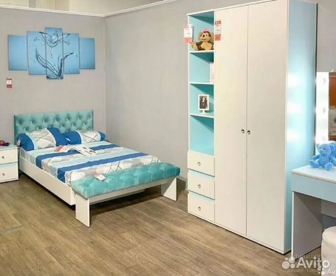 Кровать Тиффани 120*200 с мягким изголовьем