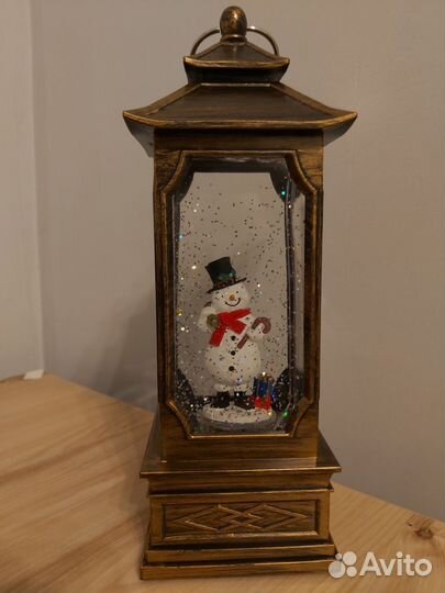 Декоративный фонарь с подсветкой и музыкой