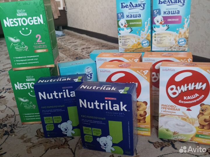 Детские каши молочные