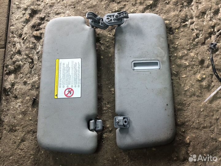 Козырьки солнцезащитные на hyundai solaris