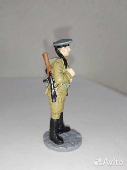 Модель солдатик Боец морской пехоты оловянный