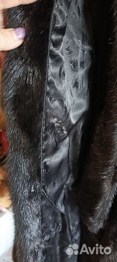 Шуба норковая с капюшоном новая