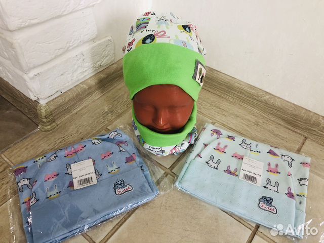 Новые Осенние шапки со снудом для мал 6-12 мес
