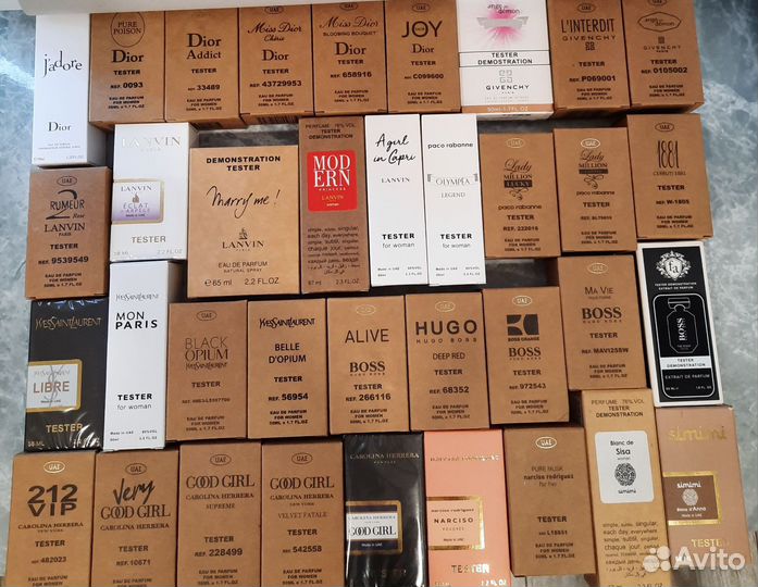 Парфюм тестеры 40-67мл