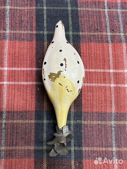 Елочная игрушка на прищепке советская СССР