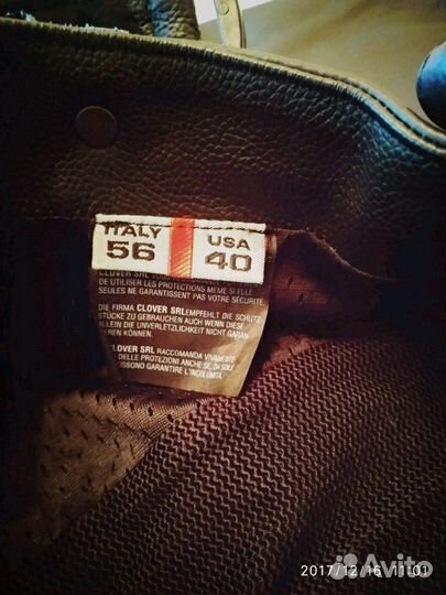 Мотобрюки кожа clover Eurotour р-56 новые