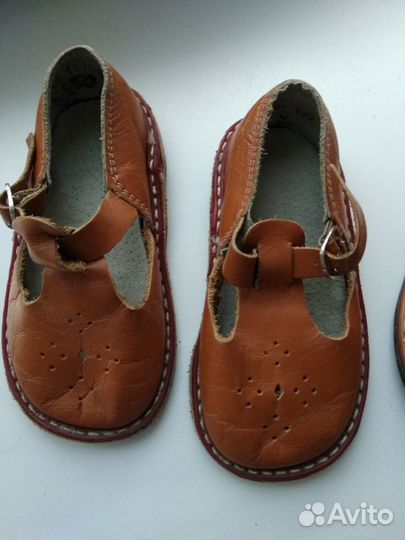Сандали кожа натуральная, сделаны в СССР