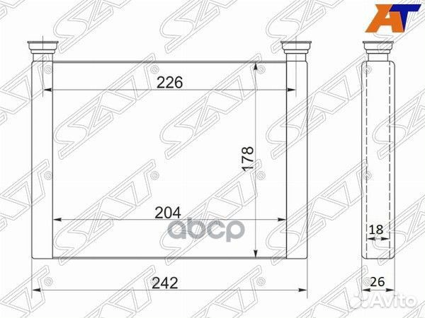 Радиатор отопителя салона honda accord/torneo C