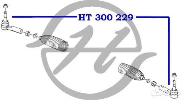 Наконечник рулевой тяги прав / лев