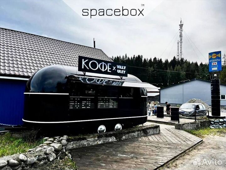 Фудтрак, Торговый павильон