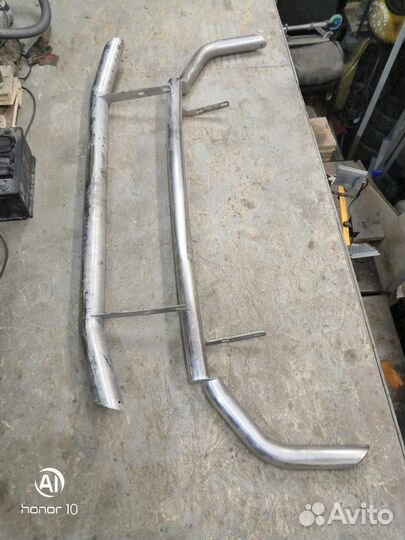 Защита бампера Toyota Land Cruiser Prado