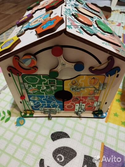 Бизиборд домик со светом