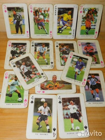 Игральные карты - футбол FIFA world CUP 1998
