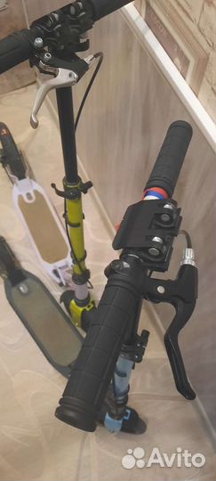 Самокат с дисковым тормозом