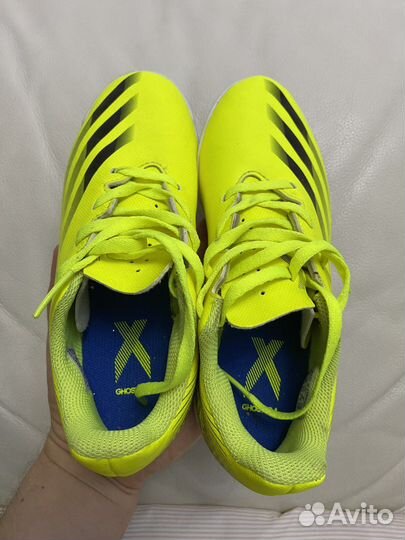 Футзалки детские Adidas X Ghosted, р. 33-34