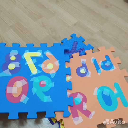 Пазлы мягкие на пол