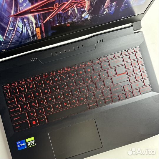 Игровой ноутбук MSI Katana i5-11Gen/RTX3050/144Hz