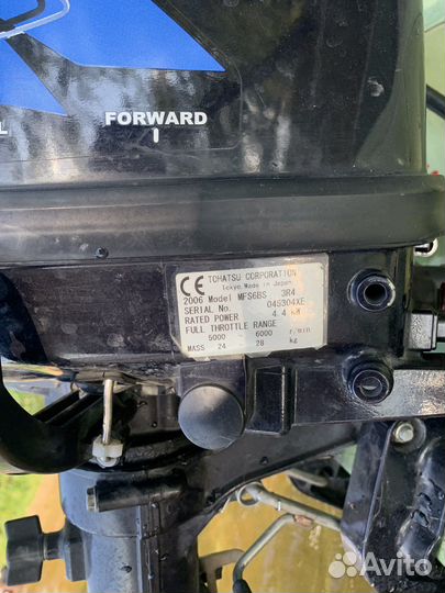 Лодочный мотор Tohatsu MFS6BS