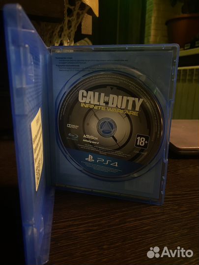Диск на ps4 call of duty infinite warfare