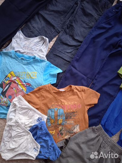 Детские вещи большим пакетом на мальчика 110-116