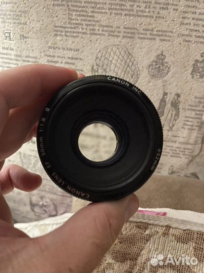 Объектив canon ef 50mm f 1.8