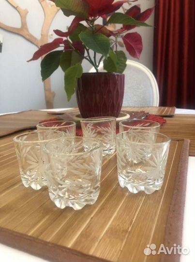 Рюмка новая хрусталь 11 шт