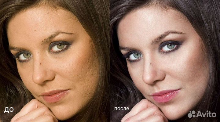 Рутушь фото, Цветокоррекция, Фотошоп, PDF