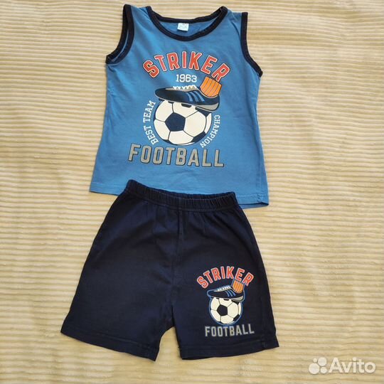 Костюм шорты с майкой р.104-110